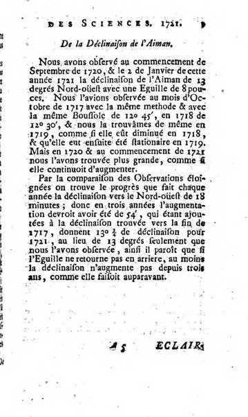 Histoire de l'Académie royale des sciences avec les Mémoires de mathematique & de physique, pour la même année, tires des registres de cette Académie.