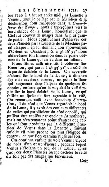 Histoire de l'Académie royale des sciences avec les Mémoires de mathematique & de physique, pour la même année, tires des registres de cette Académie.