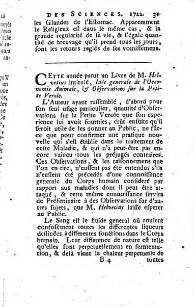 Histoire de l'Académie royale des sciences avec les Mémoires de mathematique & de physique, pour la même année, tires des registres de cette Académie.