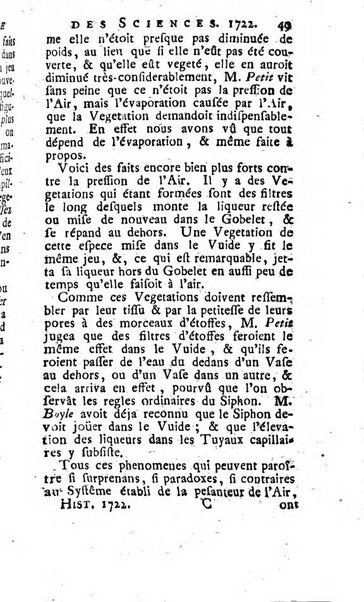 Histoire de l'Académie royale des sciences avec les Mémoires de mathematique & de physique, pour la même année, tires des registres de cette Académie.