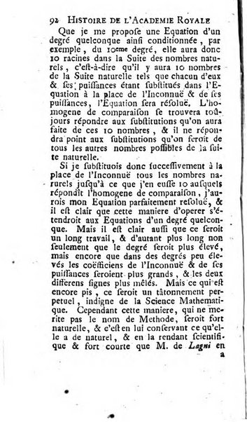 Histoire de l'Académie royale des sciences avec les Mémoires de mathematique & de physique, pour la même année, tires des registres de cette Académie.