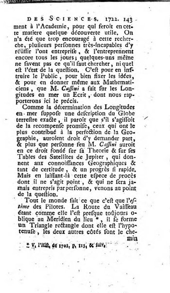 Histoire de l'Académie royale des sciences avec les Mémoires de mathematique & de physique, pour la même année, tires des registres de cette Académie.