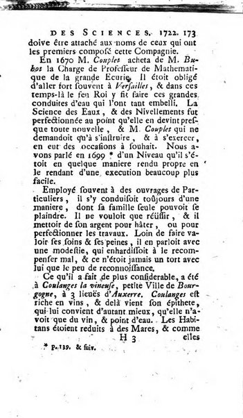 Histoire de l'Académie royale des sciences avec les Mémoires de mathematique & de physique, pour la même année, tires des registres de cette Académie.