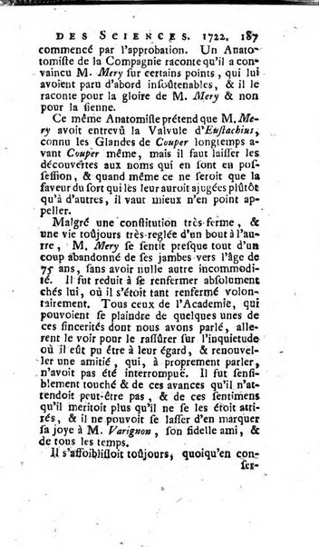 Histoire de l'Académie royale des sciences avec les Mémoires de mathematique & de physique, pour la même année, tires des registres de cette Académie.