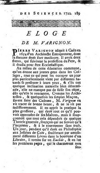 Histoire de l'Académie royale des sciences avec les Mémoires de mathematique & de physique, pour la même année, tires des registres de cette Académie.