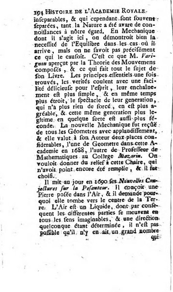 Histoire de l'Académie royale des sciences avec les Mémoires de mathematique & de physique, pour la même année, tires des registres de cette Académie.