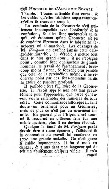 Histoire de l'Académie royale des sciences avec les Mémoires de mathematique & de physique, pour la même année, tires des registres de cette Académie.