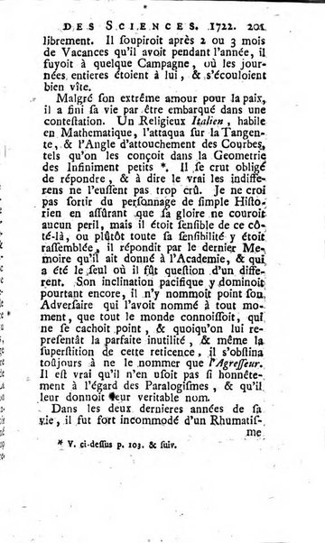 Histoire de l'Académie royale des sciences avec les Mémoires de mathematique & de physique, pour la même année, tires des registres de cette Académie.