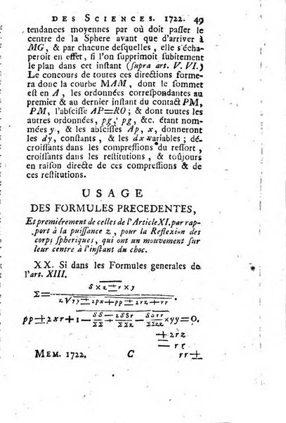 Histoire de l'Académie royale des sciences avec les Mémoires de mathematique & de physique, pour la même année, tires des registres de cette Académie.