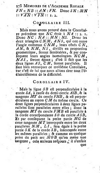 Histoire de l'Académie royale des sciences avec les Mémoires de mathematique & de physique, pour la même année, tires des registres de cette Académie.