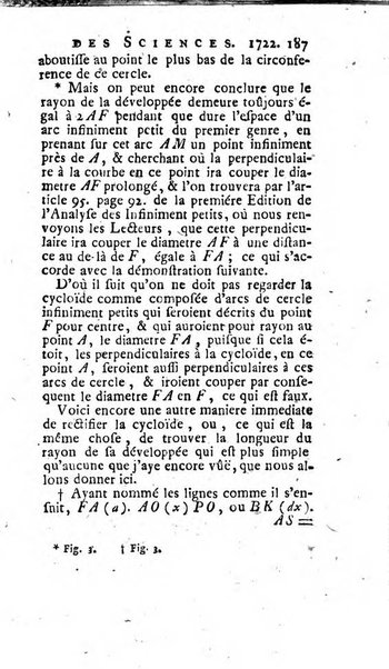 Histoire de l'Académie royale des sciences avec les Mémoires de mathematique & de physique, pour la même année, tires des registres de cette Académie.