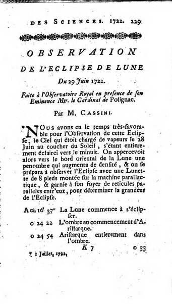 Histoire de l'Académie royale des sciences avec les Mémoires de mathematique & de physique, pour la même année, tires des registres de cette Académie.