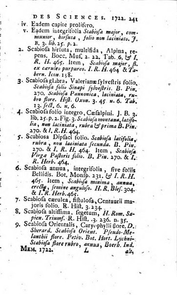 Histoire de l'Académie royale des sciences avec les Mémoires de mathematique & de physique, pour la même année, tires des registres de cette Académie.