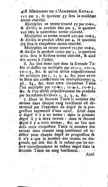 Histoire de l'Académie royale des sciences avec les Mémoires de mathematique & de physique, pour la même année, tires des registres de cette Académie.