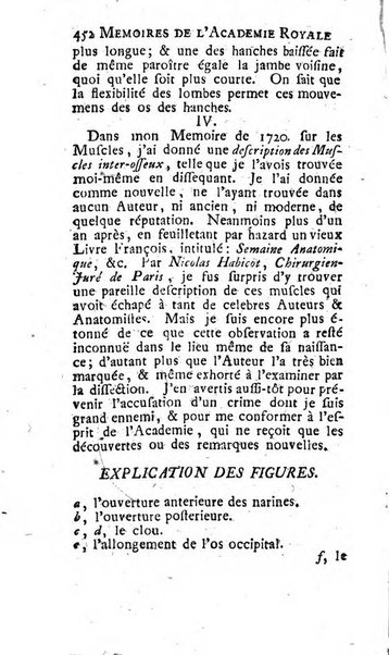 Histoire de l'Académie royale des sciences avec les Mémoires de mathematique & de physique, pour la même année, tires des registres de cette Académie.