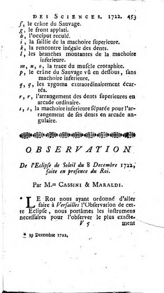 Histoire de l'Académie royale des sciences avec les Mémoires de mathematique & de physique, pour la même année, tires des registres de cette Académie.