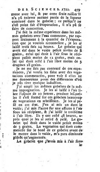 Histoire de l'Académie royale des sciences avec les Mémoires de mathematique & de physique, pour la même année, tires des registres de cette Académie.