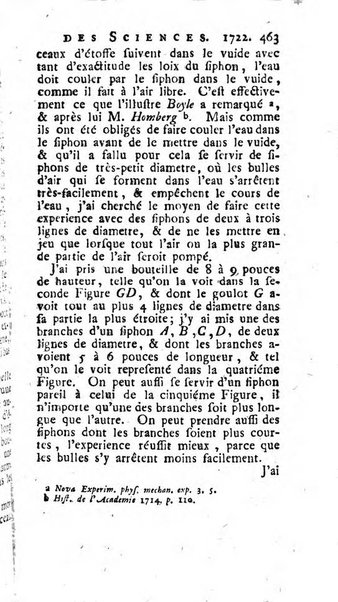 Histoire de l'Académie royale des sciences avec les Mémoires de mathematique & de physique, pour la même année, tires des registres de cette Académie.