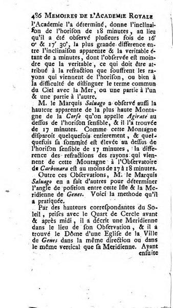 Histoire de l'Académie royale des sciences avec les Mémoires de mathematique & de physique, pour la même année, tires des registres de cette Académie.