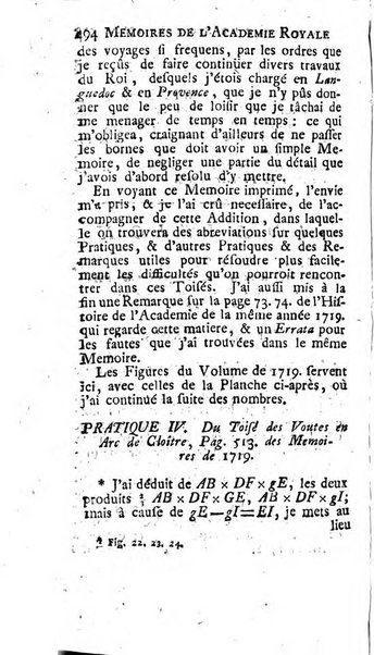 Histoire de l'Académie royale des sciences avec les Mémoires de mathematique & de physique, pour la même année, tires des registres de cette Académie.