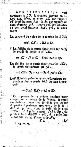 Histoire de l'Académie royale des sciences avec les Mémoires de mathematique & de physique, pour la même année, tires des registres de cette Académie.