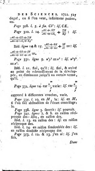 Histoire de l'Académie royale des sciences avec les Mémoires de mathematique & de physique, pour la même année, tires des registres de cette Académie.