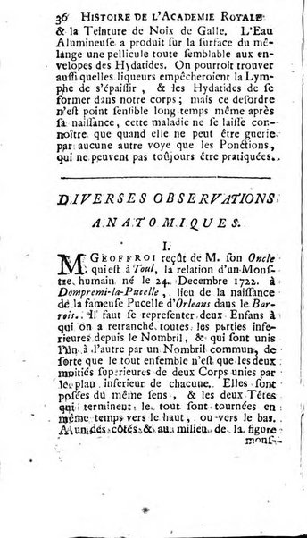 Histoire de l'Académie royale des sciences avec les Mémoires de mathematique & de physique, pour la même année, tires des registres de cette Académie.