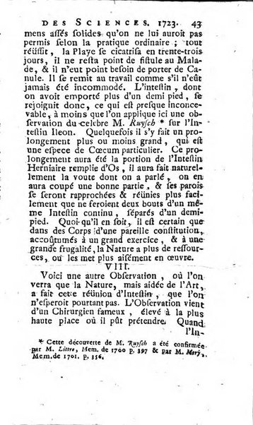 Histoire de l'Académie royale des sciences avec les Mémoires de mathematique & de physique, pour la même année, tires des registres de cette Académie.