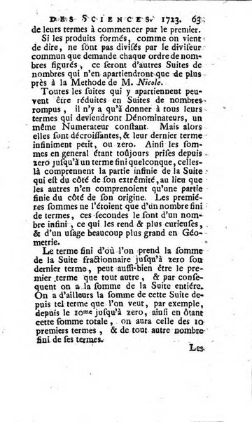 Histoire de l'Académie royale des sciences avec les Mémoires de mathematique & de physique, pour la même année, tires des registres de cette Académie.