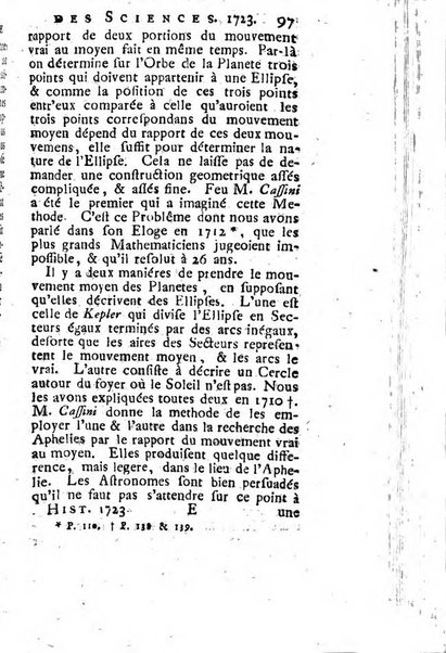 Histoire de l'Académie royale des sciences avec les Mémoires de mathematique & de physique, pour la même année, tires des registres de cette Académie.