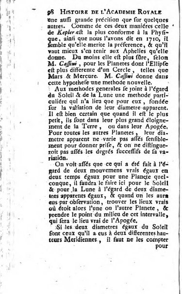 Histoire de l'Académie royale des sciences avec les Mémoires de mathematique & de physique, pour la même année, tires des registres de cette Académie.