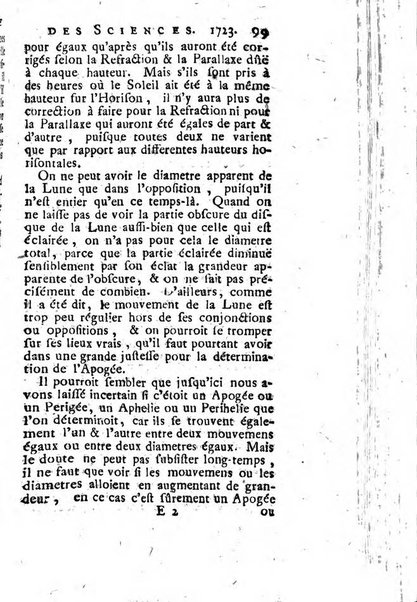 Histoire de l'Académie royale des sciences avec les Mémoires de mathematique & de physique, pour la même année, tires des registres de cette Académie.