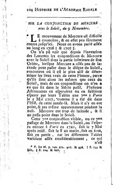 Histoire de l'Académie royale des sciences avec les Mémoires de mathematique & de physique, pour la même année, tires des registres de cette Académie.