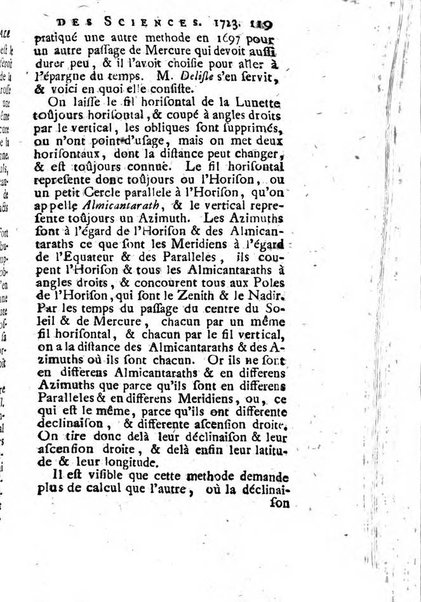 Histoire de l'Académie royale des sciences avec les Mémoires de mathematique & de physique, pour la même année, tires des registres de cette Académie.