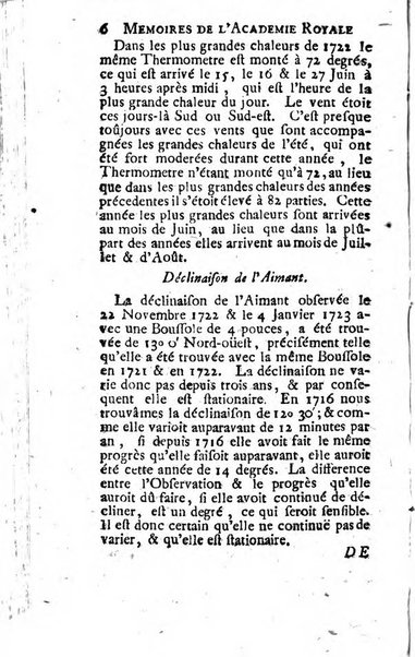 Histoire de l'Académie royale des sciences avec les Mémoires de mathematique & de physique, pour la même année, tires des registres de cette Académie.