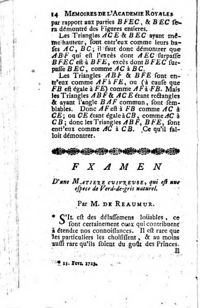 Histoire de l'Académie royale des sciences avec les Mémoires de mathematique & de physique, pour la même année, tires des registres de cette Académie.