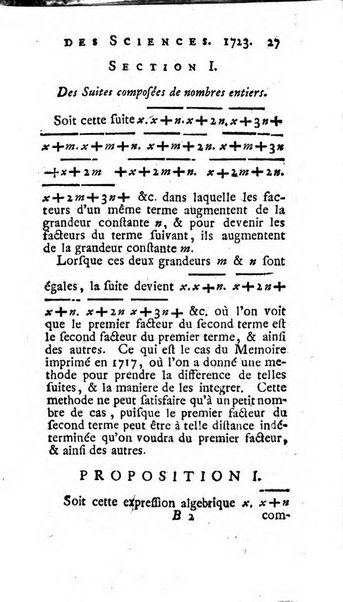 Histoire de l'Académie royale des sciences avec les Mémoires de mathematique & de physique, pour la même année, tires des registres de cette Académie.