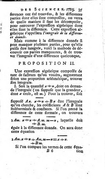 Histoire de l'Académie royale des sciences avec les Mémoires de mathematique & de physique, pour la même année, tires des registres de cette Académie.