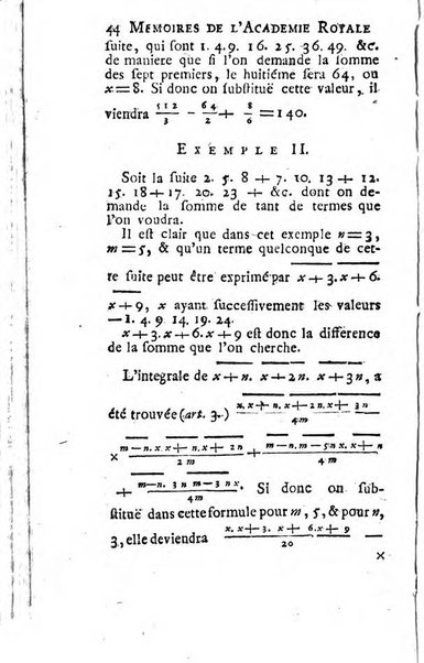 Histoire de l'Académie royale des sciences avec les Mémoires de mathematique & de physique, pour la même année, tires des registres de cette Académie.