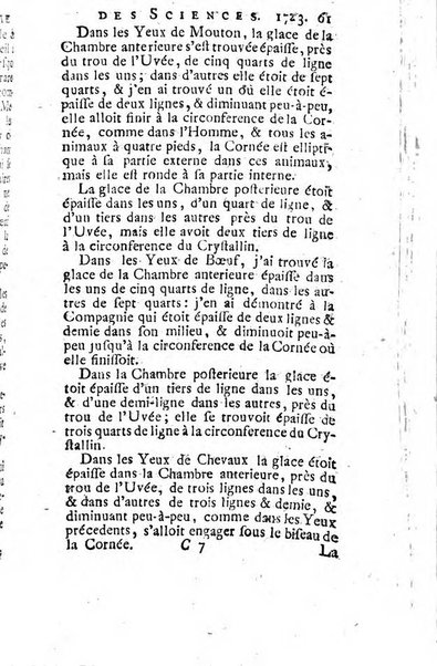 Histoire de l'Académie royale des sciences avec les Mémoires de mathematique & de physique, pour la même année, tires des registres de cette Académie.