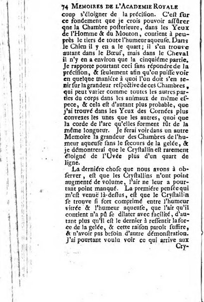 Histoire de l'Académie royale des sciences avec les Mémoires de mathematique & de physique, pour la même année, tires des registres de cette Académie.