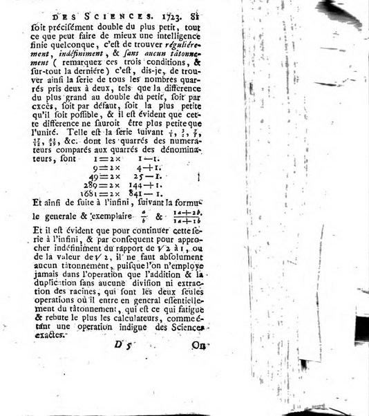 Histoire de l'Académie royale des sciences avec les Mémoires de mathematique & de physique, pour la même année, tires des registres de cette Académie.