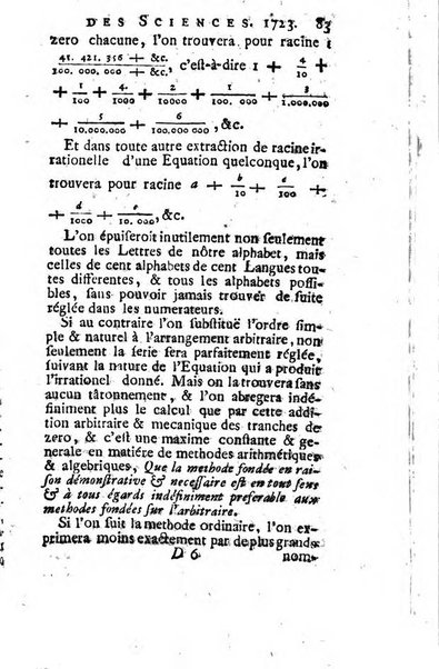 Histoire de l'Académie royale des sciences avec les Mémoires de mathematique & de physique, pour la même année, tires des registres de cette Académie.