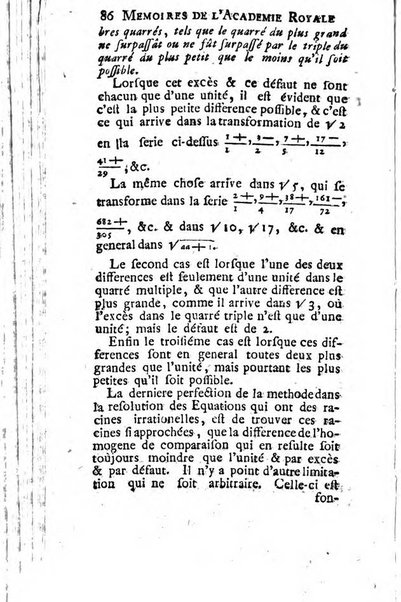 Histoire de l'Académie royale des sciences avec les Mémoires de mathematique & de physique, pour la même année, tires des registres de cette Académie.