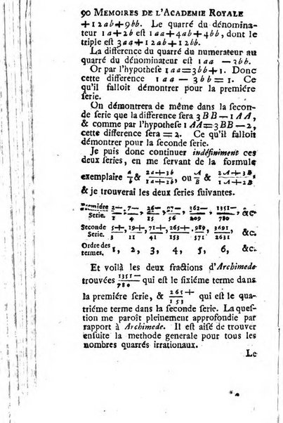 Histoire de l'Académie royale des sciences avec les Mémoires de mathematique & de physique, pour la même année, tires des registres de cette Académie.