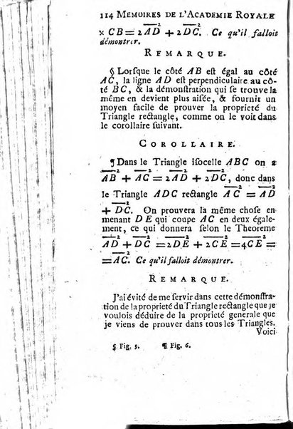 Histoire de l'Académie royale des sciences avec les Mémoires de mathematique & de physique, pour la même année, tires des registres de cette Académie.