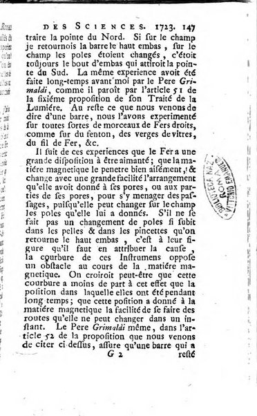 Histoire de l'Académie royale des sciences avec les Mémoires de mathematique & de physique, pour la même année, tires des registres de cette Académie.