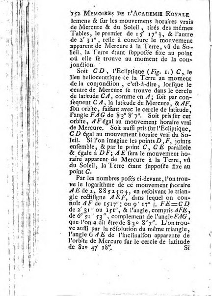 Histoire de l'Académie royale des sciences avec les Mémoires de mathematique & de physique, pour la même année, tires des registres de cette Académie.