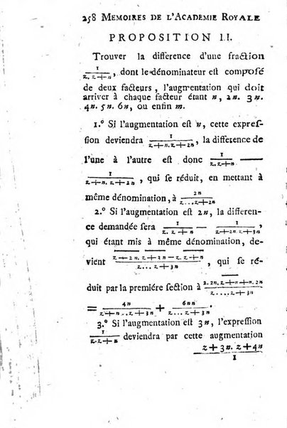 Histoire de l'Académie royale des sciences avec les Mémoires de mathematique & de physique, pour la même année, tires des registres de cette Académie.