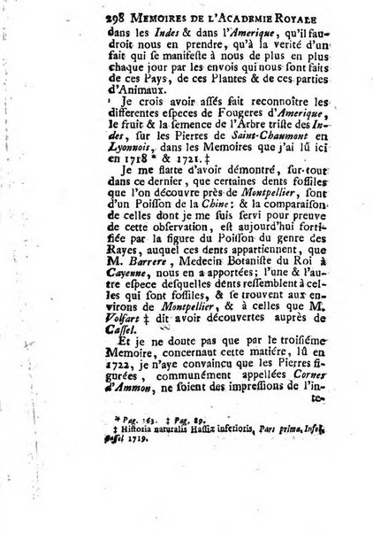 Histoire de l'Académie royale des sciences avec les Mémoires de mathematique & de physique, pour la même année, tires des registres de cette Académie.